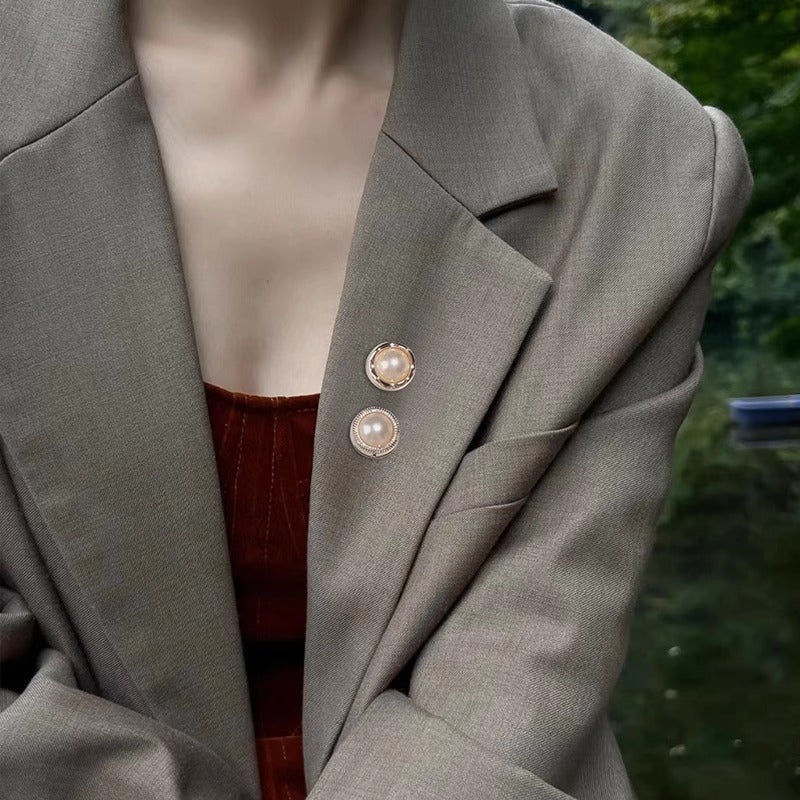 Brooch For Women, Small Pin To Fix Clothes, Decorative, Elegant, Chest Anti-Exposure Buckle, Cute Japanese Style Collar Accessory - Image 5